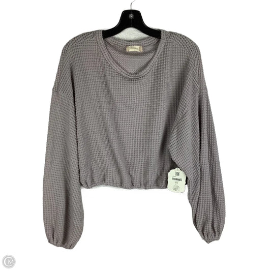 Top Long Sleeve By Altard State In Taupe, Size: S