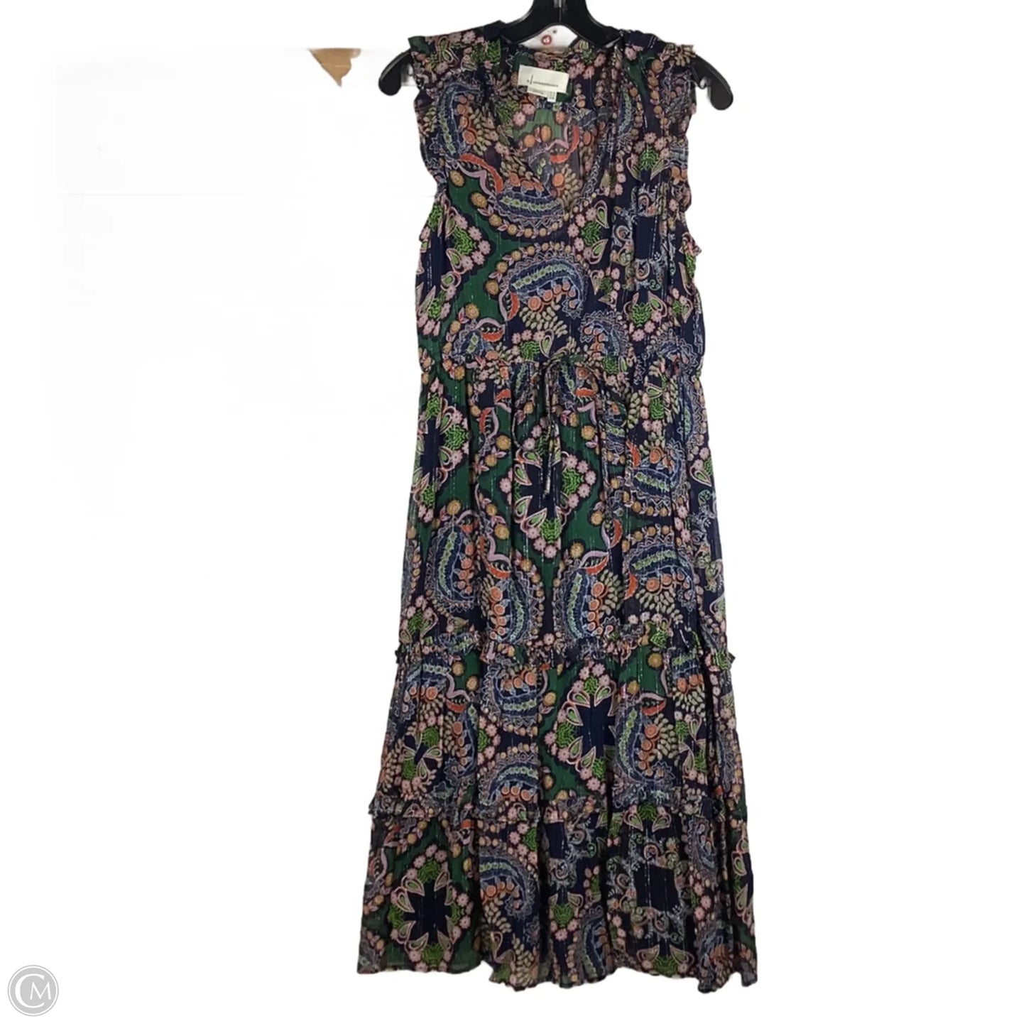 Dress Party Long By Anthropologie In Multi-colored, Size: 4