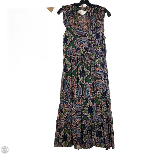 Dress Party Long By Anthropologie In Multi-colored, Size: 4