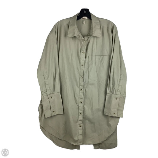 Top Long Sleeve By Free People In Green, Size: M