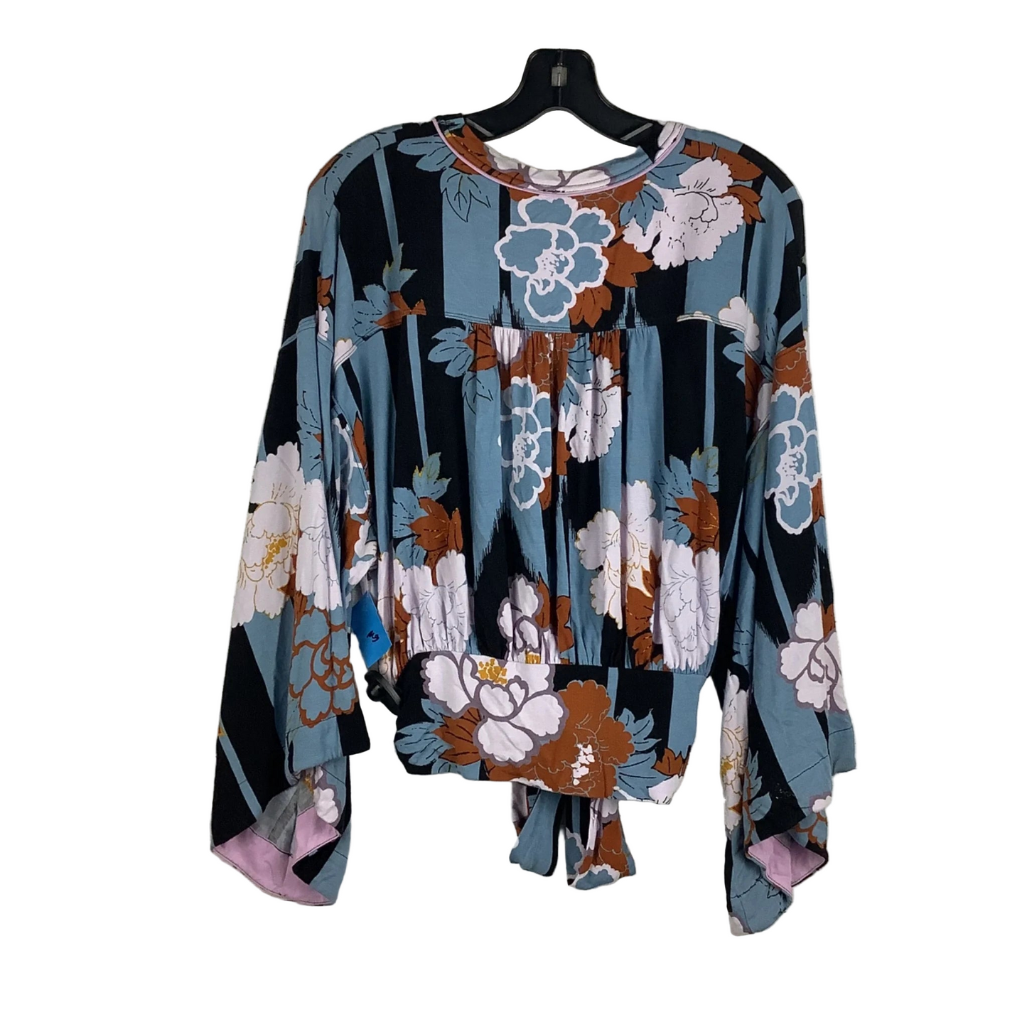 Top Long Sleeve By Free People In Floral Print, Size: M