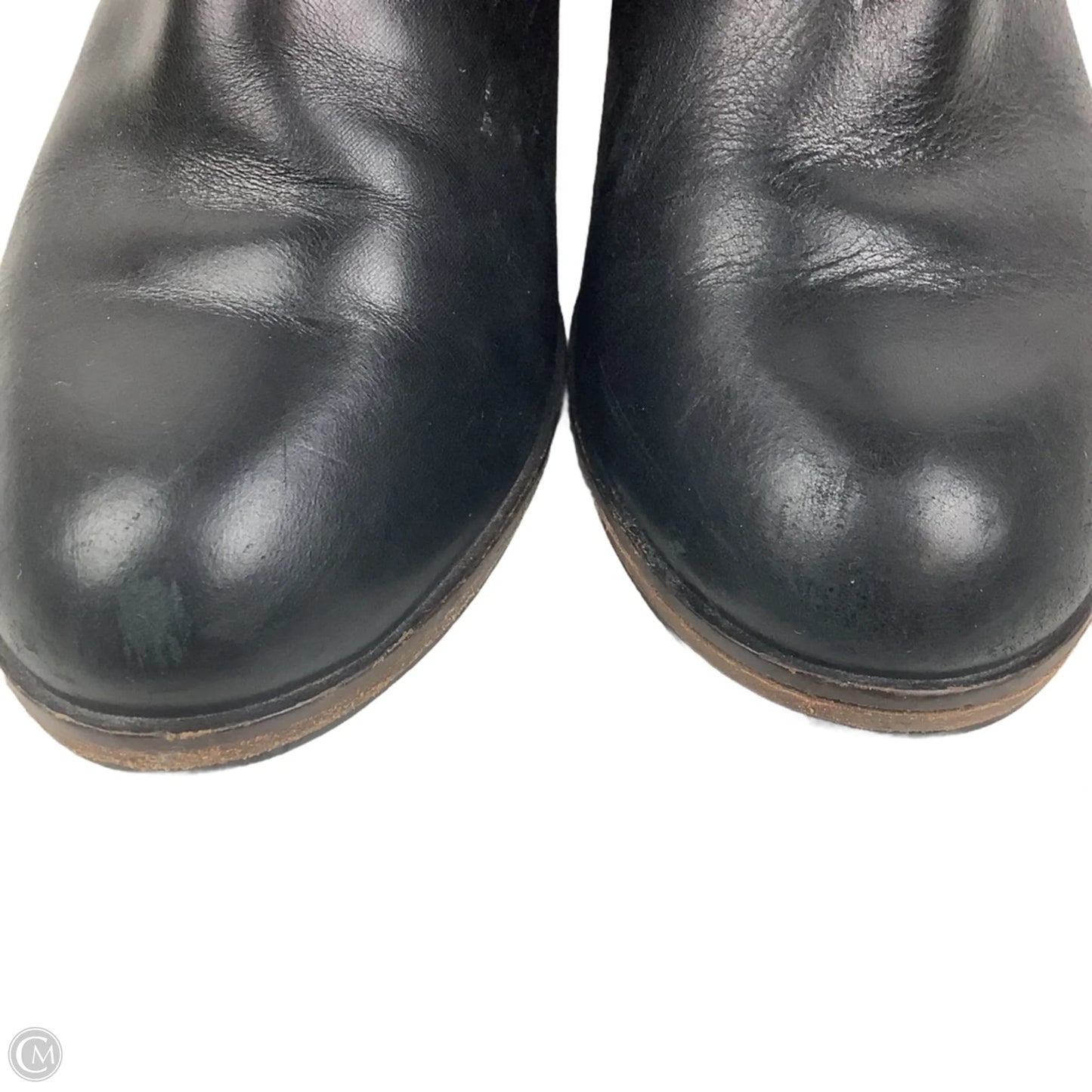 Boots Ankle Heels By Cmc In Black, Size: 8