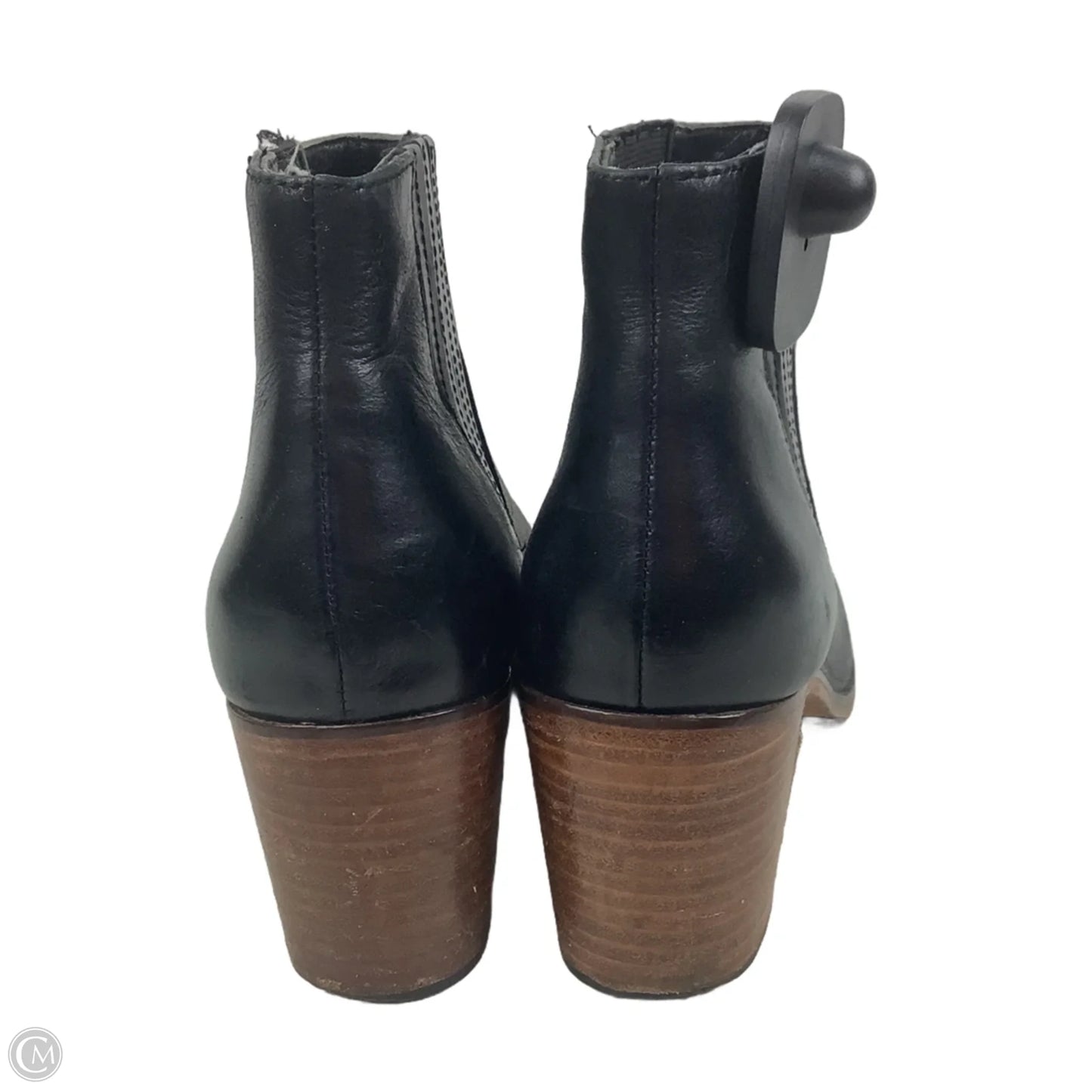 Boots Ankle Heels By Cmc In Black, Size: 8