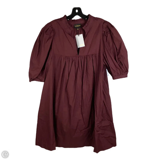 Dress Party Short By Sugar Lips In Maroon, Size: L