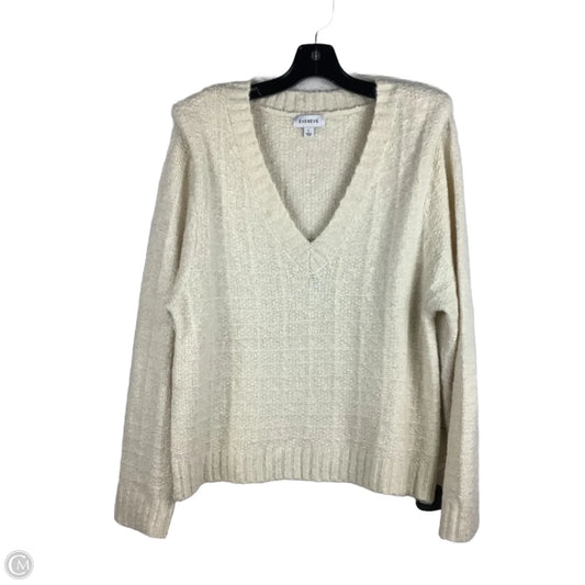 Sweater By Evereve In Cream, Size: L