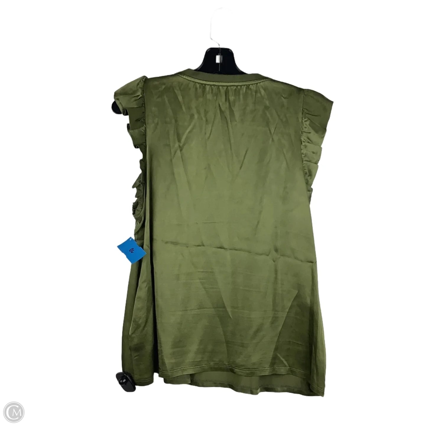 Top Sleeveless By Nation In Green, Size: L