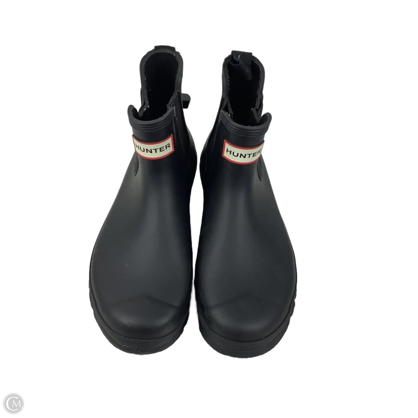 Boots Ankle Flats By Hunter In Black, Size: 8