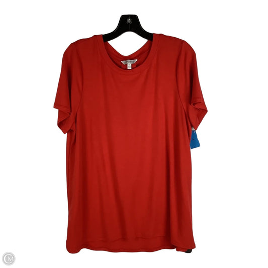 Top Short Sleeve By Crown And Ivy In Red, Size: Xl