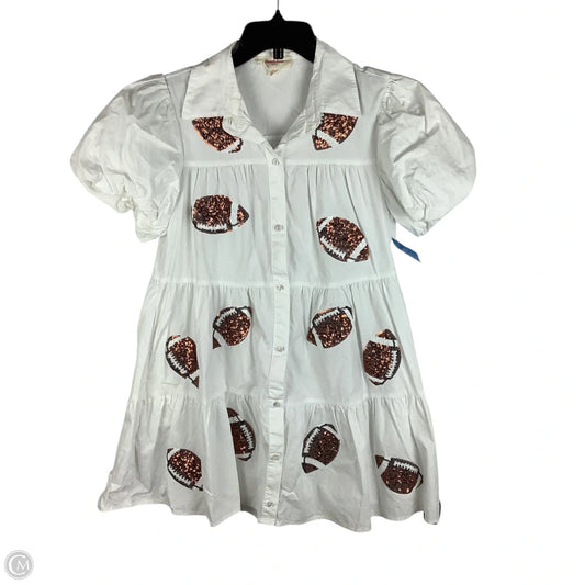 Dress Party Short By Peach Love Cream California In White, Size: S