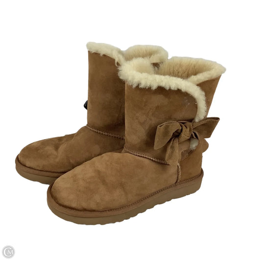 Boots Designer By Ugg In Brown, Size: 7
