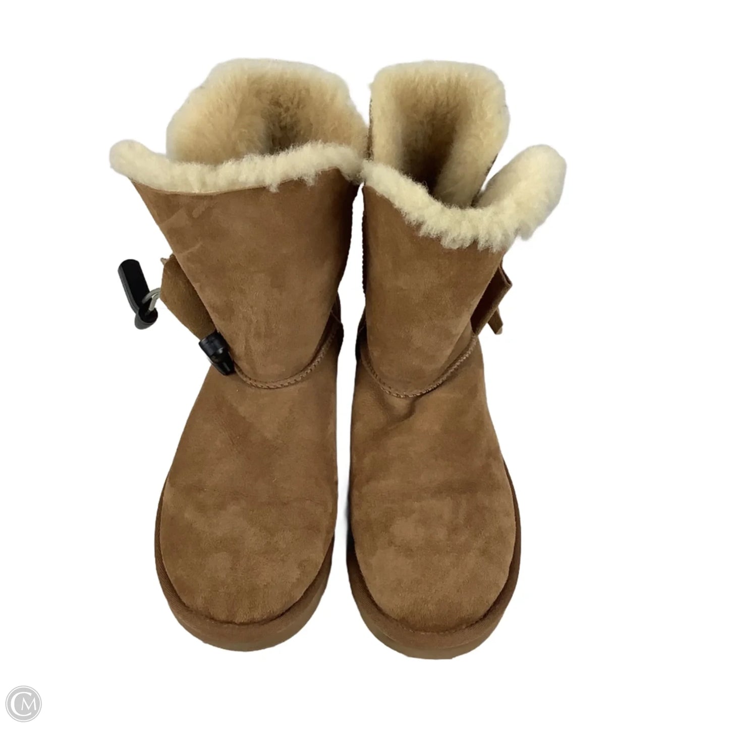 Boots Designer By Ugg In Brown, Size: 7