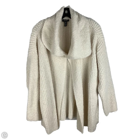 Sweater Cardigan By Jones New York In Cream, Size: M