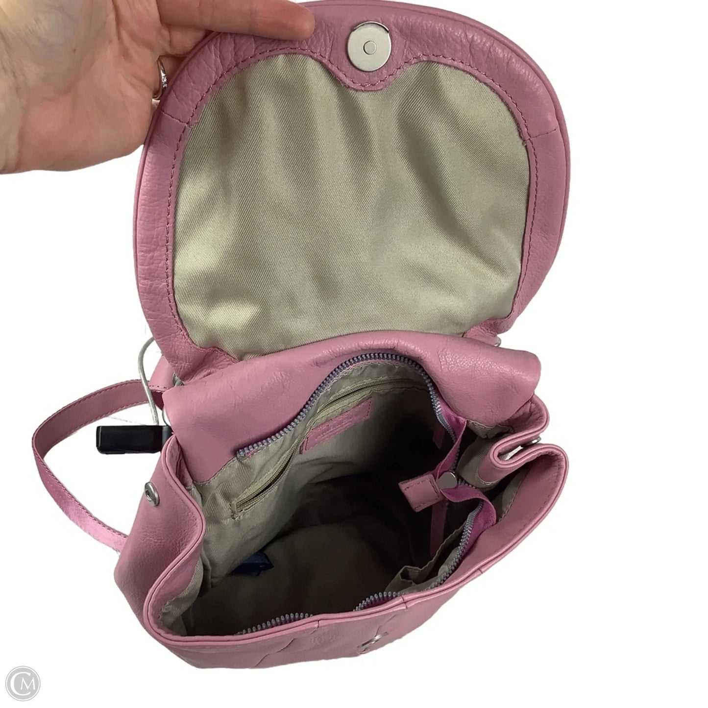 Backpack Leather By Cmc, Size: Medium