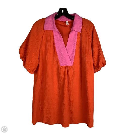 Dress Casual Short By Thml In Orange, Size: S