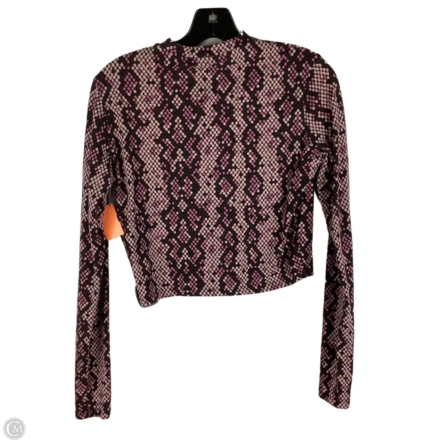 Top Long Sleeve Basic By Dickies In Purple, Size: M