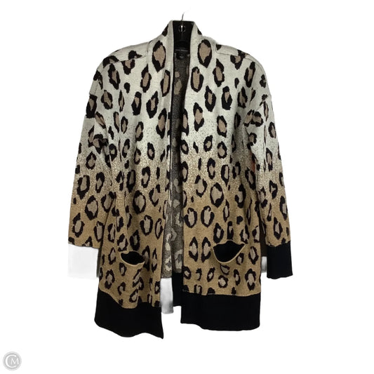 Cardigan By Ann Taylor In Animal Print, Size: S