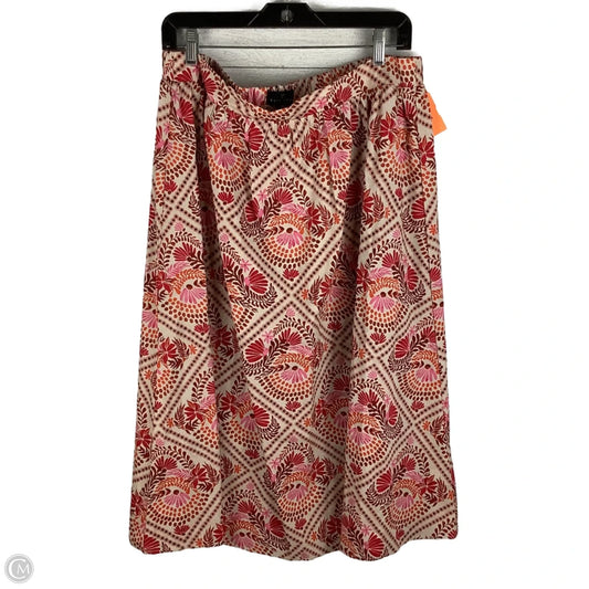 Skirt Midi By Tracy Evans In Multi-colored, Size: Xl