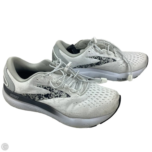 Shoes Athletic By Brooks In White, Size: 8