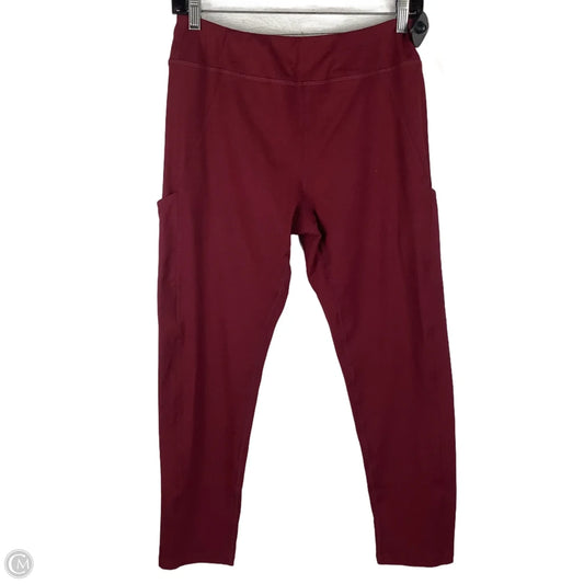 Athletic Leggings By Lululemon In Red, Size: 6