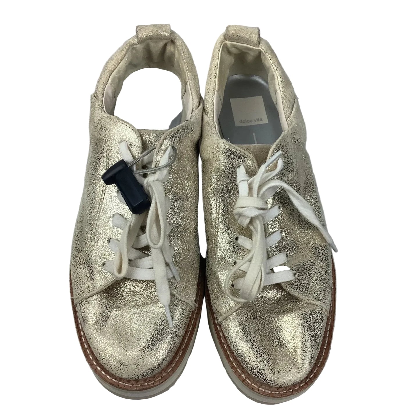 Shoes Sneakers By Dolce Vita In Gold, Size: 10