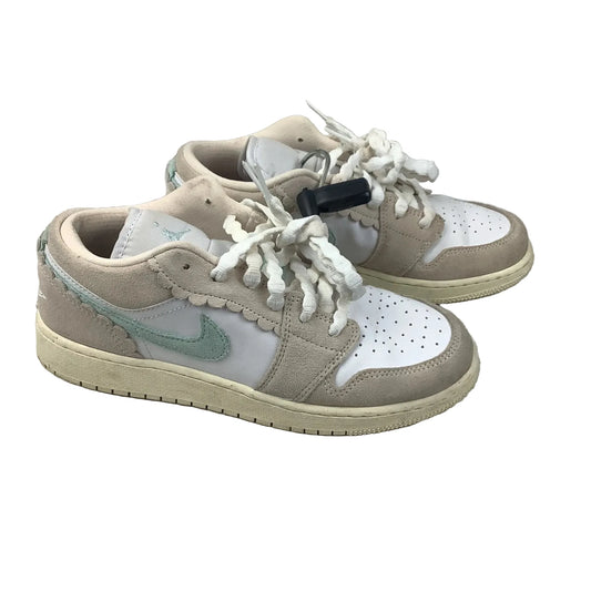 Shoes Sneakers By Jordan In Cream, Size: 8/ 6.5Y