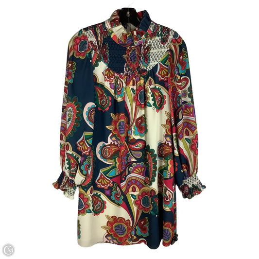 Dress Casual Midi By Crosby In Multi-colored, Size: S