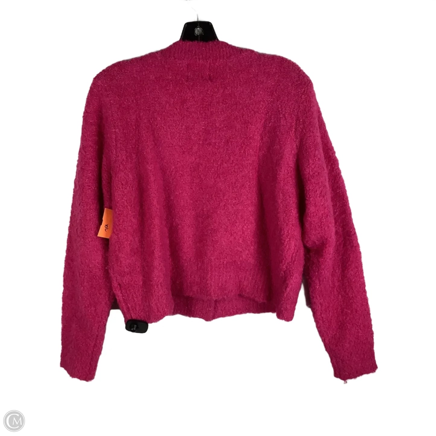 Sweater Cardigan By Lili Sidonio In Pink, Size: L