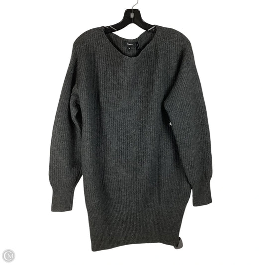 Dress Sweater By Theory In Grey, Size: M