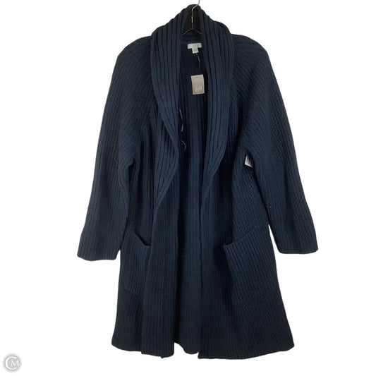 Sweater Cardigan By J. Jill In Navy, Size: Xl