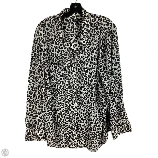 Top Long Sleeve By Talbots In Animal Print, Size: 2x