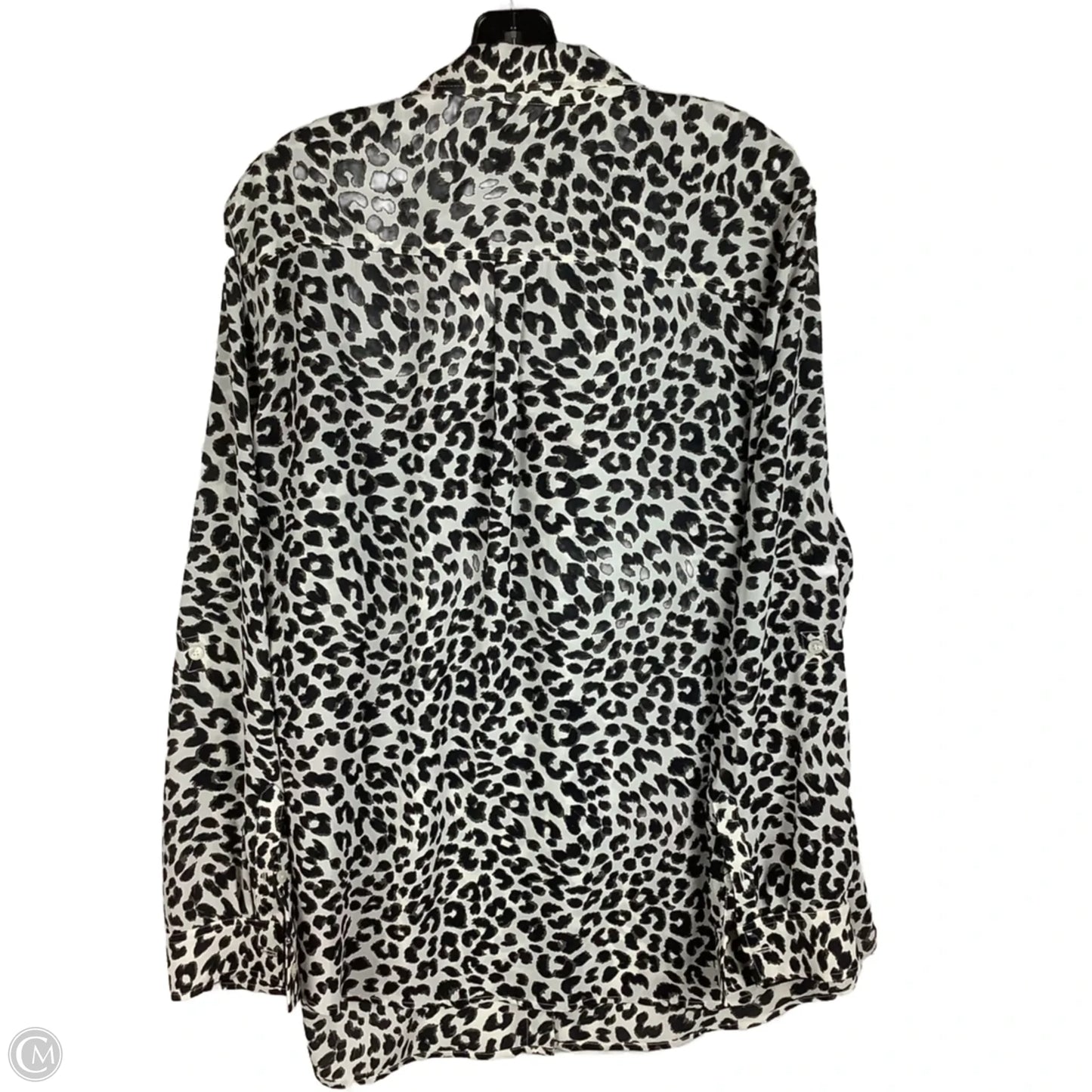 Top Long Sleeve By Talbots In Animal Print, Size: 2x