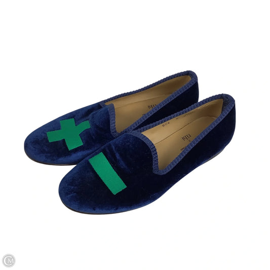 Shoes Flats By Tibi In Blue & Green, Size: 9