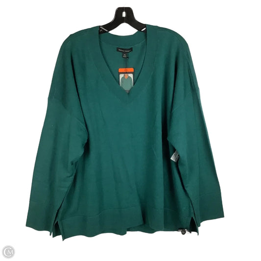 Top Long Sleeve By Banana Republic In Green, Size: Xxl