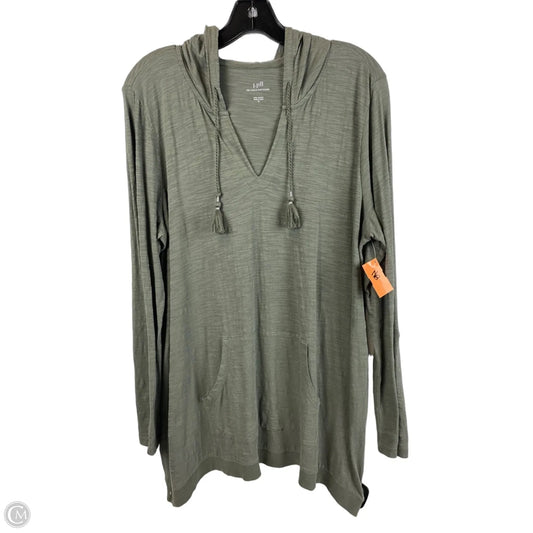 Top Long Sleeve By J. Jill In Green, Size: M