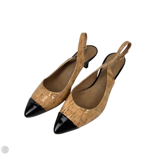Shoes Heels Kitten By Clarks In Tan, Size: 8