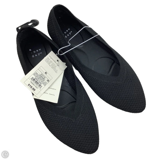 Shoes Flats By A New Day In Black, Size: 6.5