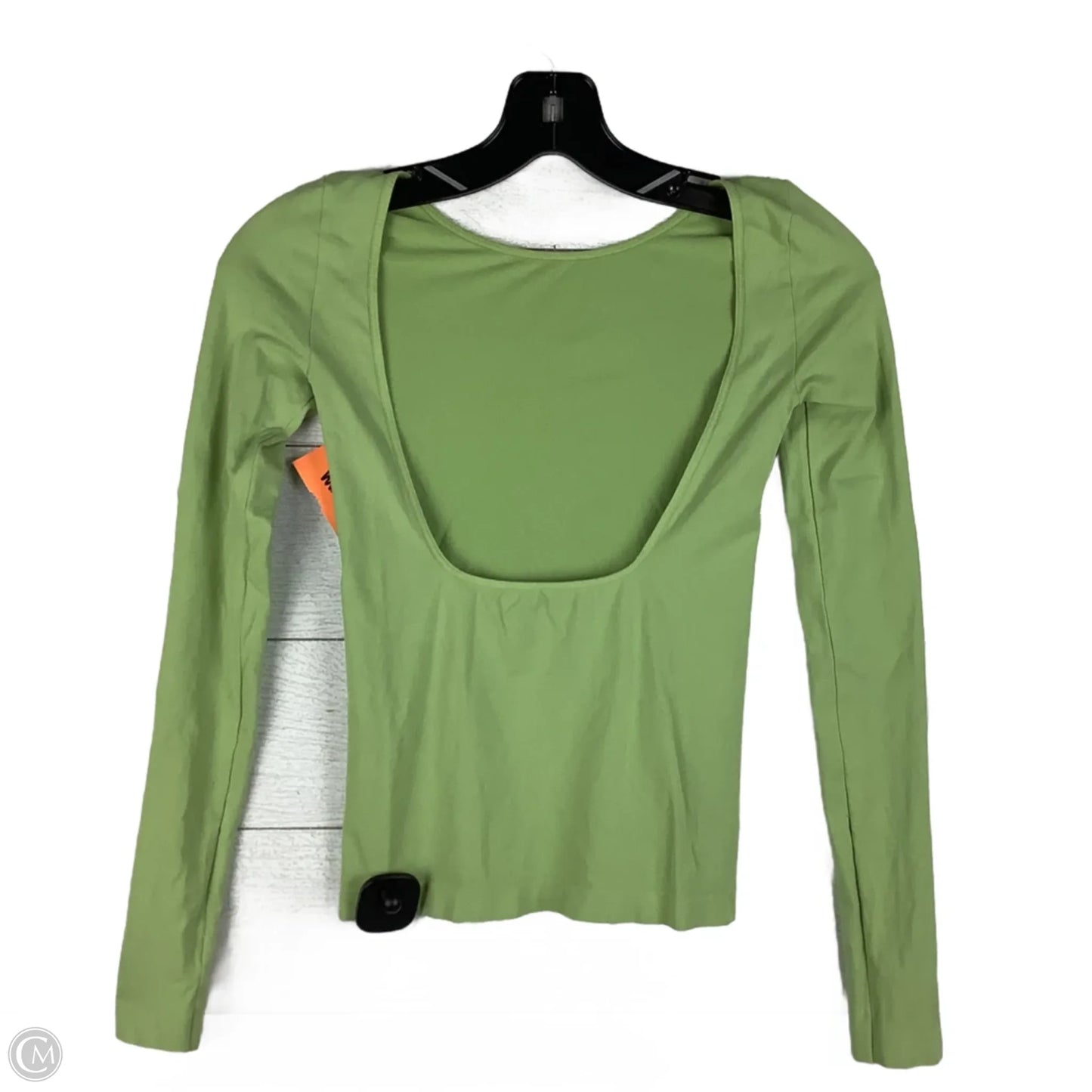 Top Long Sleeve Basic By Free People In Green, Size: Xs/S