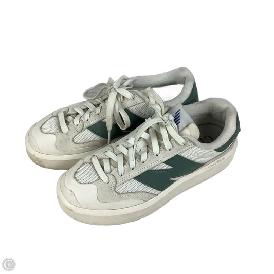 Shoes Sneakers By New Balance In Cream & Green, Size: 7