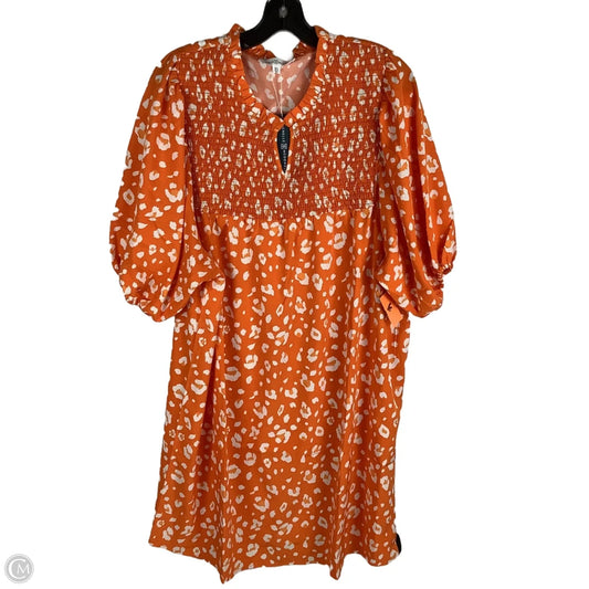 Dress Casual Short By Michelle Mcdowell In Orange, Size: Xl