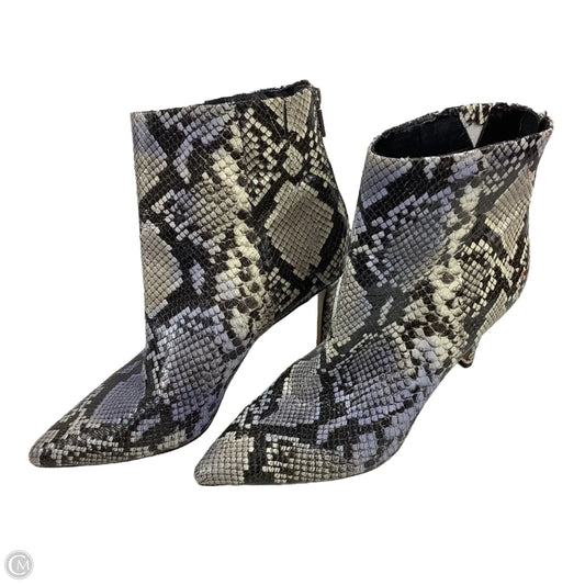 Boots Ankle Heels By Kenneth Cole In Snakeskin Print, Size: 10