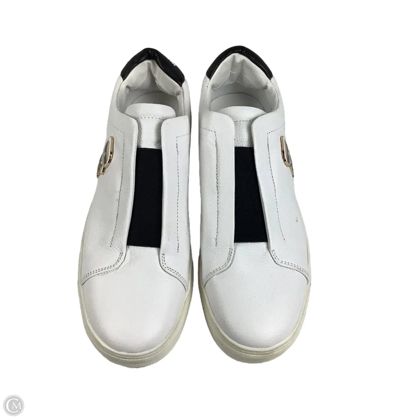 Shoes Designer By Karl Lagerfeld In White, Size: 11
