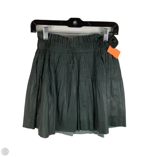 Skirt Mini & Short By 7 For All Mankind In Green, Size: Xs