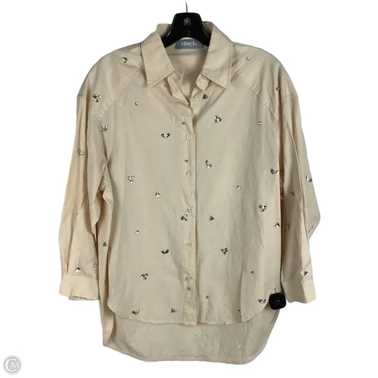 Top Long Sleeve By Blue B In Cream, Size: S