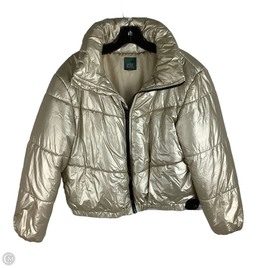 Jacket Puffer & Quilted By Wild Fable In Green, Size: M