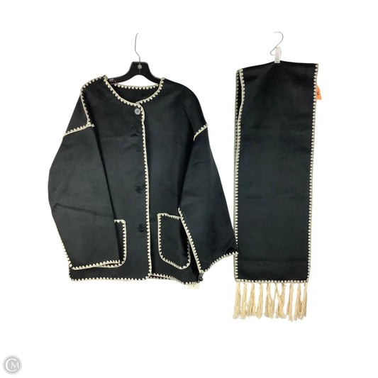 Jacket Fleece By Commense In Black, Size: L