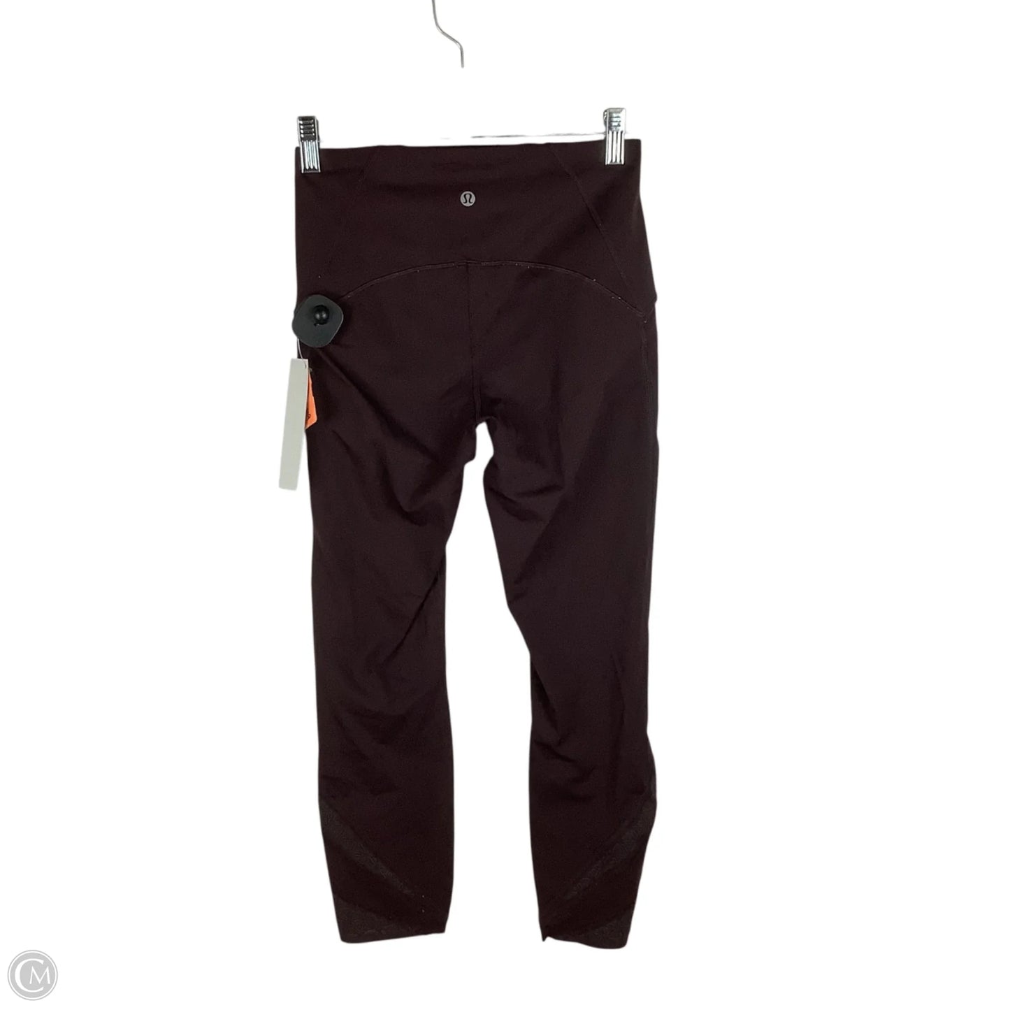 Athletic Leggings By Lululemon In Maroon, Size: 6