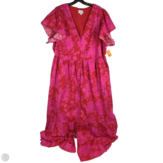 Dress Party Long By Sugar Lips In Pink, Size: 3x