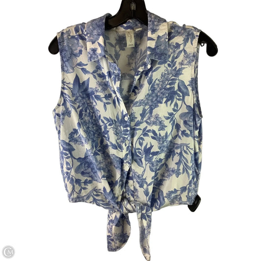 Top Sleeveless By Joie In Blue, Size: S