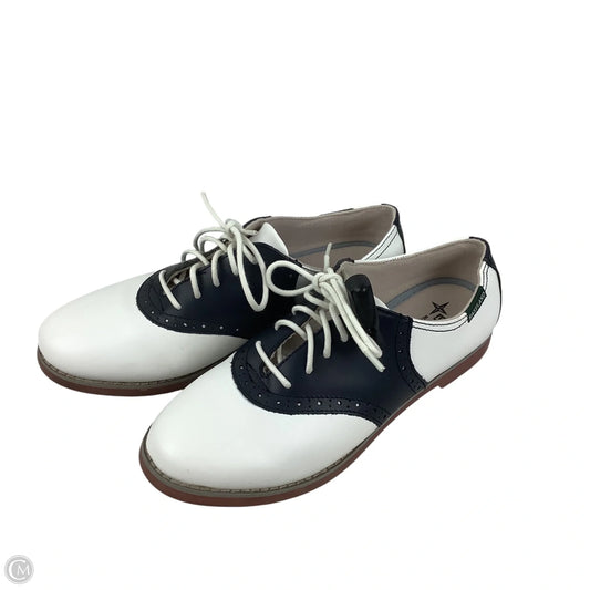 Shoes Flats By Eastland In Blue & White, Size: 8