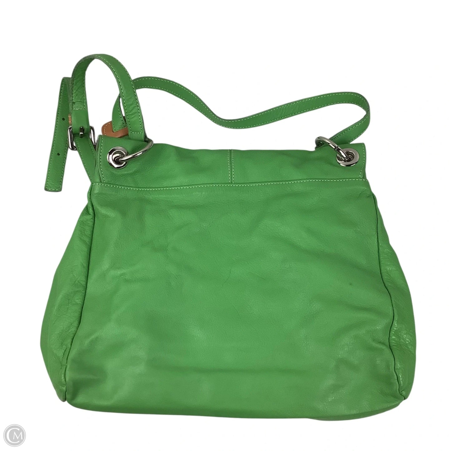 Handbag Leather By Cmc, Size: Medium